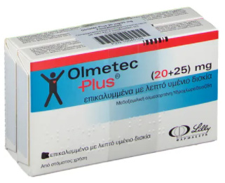 ОЛЬМЕТЕК Плюс (Ольмезартан медоксомил, Гидрохлоротиазид) / OLMETEC Plus (Olmesartan medoxomil, hydrochlorothiazide)