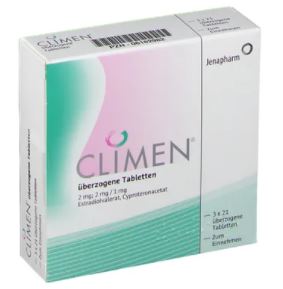 КЛИМЕН (ципротерон+ эстрадиола валерат) / CLIMEN (cyproterone+estradiol valerate)