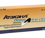 АТАКАНД Плюс (Кандезартан) / ATACAND Plus (Candesartan)