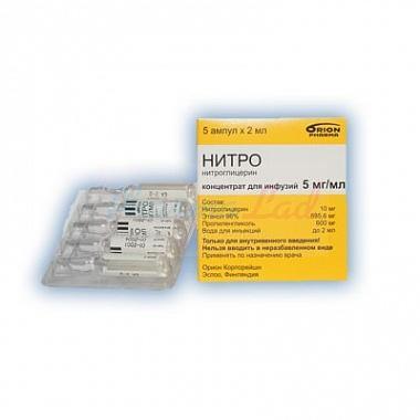 НИТРО нитроглицерин (глицерил тринитрат) / NITRO (nitroglycerin)