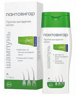 ПАНТОВИГАР шампунь против выпадения волос для мужчин Growtect formula / PANTOVIGAR