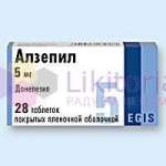 Алзепіл табл. в / об. 5 мг N28 (14х2)
