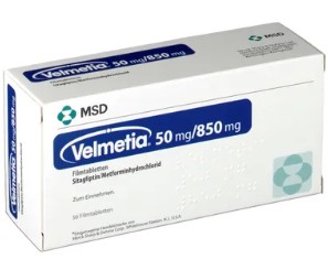 ВЕЛЬМЕТИЯ, ВЕЛЬМЕЦИЯ (Метформин и ситаглиптин) / VELMETIA (Metformin and sitagliptin)