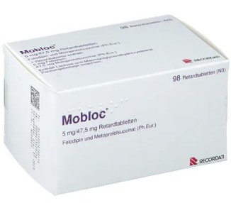 МОБЛОК (Фелодипин, метопролол) / MOBLOC (Felodipine, metoprolol)