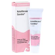 КЕЛОФИБРАЗЕ САНДОЗ крем для осветления и сокращения рубца (мочевина, гепарин и камфора) / KELOFIBRASE Sandoz Creme (Urea, Heparin und Campher)