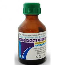 БОРНОЙ КИСЛОТЫ РАСТВОР СПИРТОВОЙ 3% / BORNOY KISLOTI RASTVOR SPIRTOVOY 3%