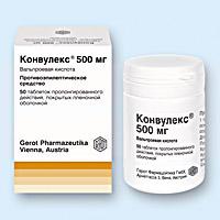 КОНВУЛЕКС РЕТАРД (вальпроевая кислота) / CONVULEX RETARD (valproic acid)