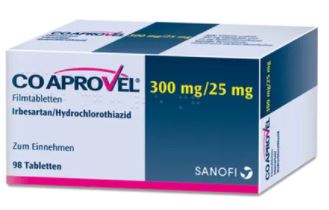КОАПРОВЕЛЬ (Ирбезартан) / COAPROVEL (hydrochlorothiazide + irbesartan)
