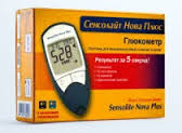 ГЛЮКОМЕТР SENSOLITE NOVA PLUS / GLYUKOMETR SENSOLITE NOVA PLUS