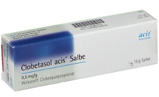 КЛОБЕТАЗОЛ мазь (Клобетазола пропионат) / Clobetasol acis ointment (Clobetasol propionate)