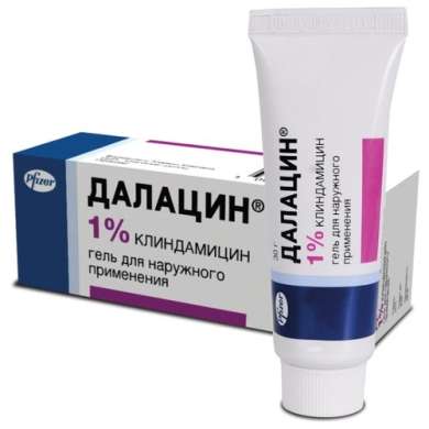 ДАЛАЦИН гель (Клиндамицин) / DALAСIN gel (Clindamycin)