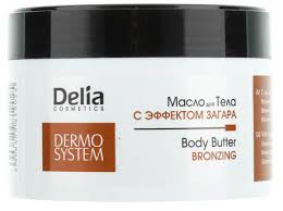 Масло для тела серии DERMO SYSTEM эффект загара с экстрактом грецкого орех / MASLO
