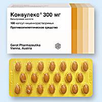 КОНВУЛЕКС РЕТАРД (вальпроевая кислота) / CONVULEX RETARD (valproic acid)
