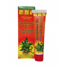 Крем-бальзам для тела ЗОЛОТОЙ УС + ЧАЙНОЕ ДЕРЕВО серии АПТЕКА ПРИРОДЫ / CREAM-BALM