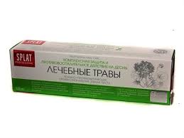 ЗУБНАЯ ПАСТА серии СПЛАТ ЛЕЧЕБНЫЕ ТРАВЫ-НОВАЯ / ZUBNAYA PASTA serii SPLAT LECHEBNIE TRAVI-NOVAYA