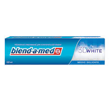 ЗУБНАЯ ПАСТА BLEND-A-MED 3D WHITE MEDIC DELICATE / ZUBNAYA PASTA BLEND-A-MED 3D WHITE MEDIC DELICATE