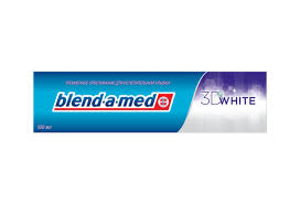 ЗУБНАЯ ПАСТА BLEND-A-MED 3D WHITE / ZUBNAYA PASTA BLEND-A-MED 3D WHITE