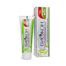 ЗУБНАЯ ПАСТА БИОКОН-ЛЕСНАЯ СВЕЖЕСТЬ — ДЛЯ ЧУВСТВИТЕЛЬНЫХ ДЕСЕН И ЗУБОВ / ZUBNAYA PASTA BIOKON-LESNAYA SVEZHEST — DLYA CHUVSTVITELNIH DESEN I ZUBOV