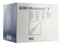 ИГЛЫ ИНЪЕКЦИОННЫЕ НЕСТЕРИЛЬНЫЕ ОДНОРАЗОВОГО ПРИМЕНЕНИЯ BD MICROLANCE 3 / IGLI INEKTSIONNIE NESTERILNIE ODNORAZOVOGO PRIMENENIYA BD MICROLANCE 3