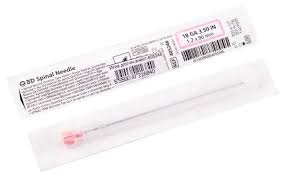 ИГЛЫ СПИНАЛЬНЫЕ BD SPINAL NEEDLE / IGLI SPINALNIE BD SPINAL NEEDLE