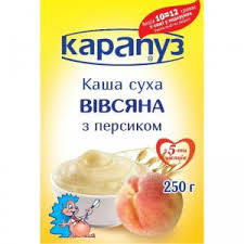 КАША СУХАЯ НА ЗЕРНОВОЙ ОСНОВЕ ОВСЯНАЯ С ПЕРСИКОМ ДЛЯ ДЕТСКОГО ПИТАНИЯ / KASHA SUHAYA NA ZERNOVOY OSNOVE OVSYANAYA S PERSIKOM DLYA DETSKOGO PITANIYA