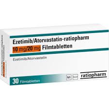ЭЗЕТИМИБ и АТОРВАСТАТИН ратиофарм / EZETIMIBE and ATORVASTATIN ratiopharm