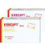 Клосарт табл п/пл.об. 50мг N28 (14х2) блис карт уп/ ***