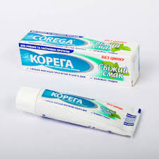КОРЕГА СВЕЖИЙ ВКУС ФИКСИРУЮЩИЙ КРЕМ ДЛЯ ЗУБНЫХ ПРОТЕЗОВ / KOREGA SVEZHIY VKUS FIKSIRUYUSHCHIY KREM DLYA ZUBNIH PROTEZOV