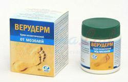 Крем от мозолей ВЕРУДЕРМ / Cream against callus VERUDERM