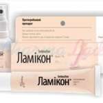 ЛАМИКОН спрей (Тербинафин) / LAMICON spray (Terbinafinum)