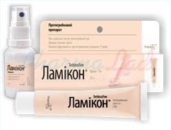 ЛАМИКОН спрей (Тербинафин) / LAMICON spray (Terbinafinum)