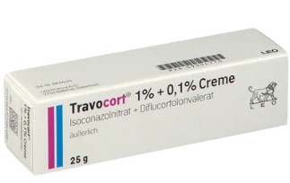 ТРАВОКОРТ крем (изоконазол + дифлукортолон) / TRAVOCORT cream (isoconazole + diflucortolone)