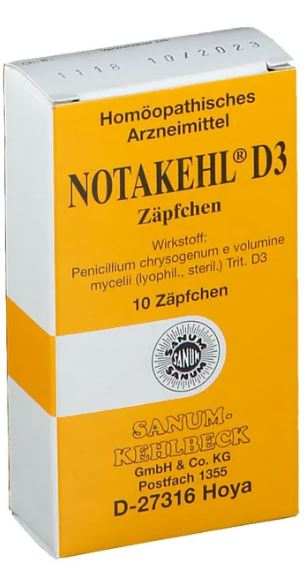 НОТАКЕЛЬ Д3 суппозитории / NOTAKEHL D3 suppositories