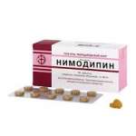 Німодипін табл. в / пл.об. 0.03 N30 (10х3)**