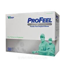 ПЕРЧАТКИ МЕДИЦИНСКИЕ ХИРУРГИЧЕСКИЕ СТЕРИЛЬНЫЕ ProFeel DHD Extra Protection / PERCHATKI MEDITSINSKIE HIRURGICHESKIE STERILNIE ProFeel DHD Extra Protection
