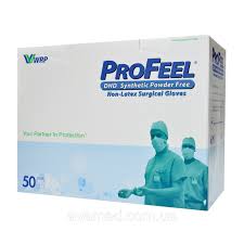 ПЕРЧАТКИ МЕДИЦИНСКИЕ ХИРУРГИЧЕСКИЕ СТЕРИЛЬНЫЕ ProFeel DHD Micro Powder Free / PERCHATKI MEDITSINSKIE HIRURGICHESKIE STERILNIE ProFeel DHD Micro Powder Free
