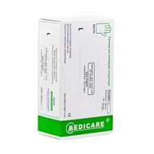 ПЕРЧАТКИ СМОТРОВЫЕ НЕСТЕРИЛЬНЫЕ MEDICARE / PERCHATKI SMOTROVIE NESTERILNIE MEDICARE