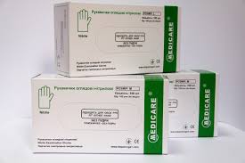ПЕРЧАТКИ СМОТРОВЫЕ НЕСТЕРИЛЬНЫЕ MEDICARE / PERCHATKI SMOTROVIE NESTERILNIE MEDICARE