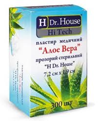 Набор пластырей медицинских АЛОЭ ВЕРА полимерных H Dr. House / A set of plasters H Dr. House