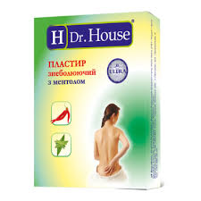 ПЛАСТЫРЬ ОБЕЗБОЛИВАЮЩИЙ С МЕНТОЛОМ ULTRA H Dr. House / PLASTIR OBEZBOLIVAYUSHCHIY S MENTOLOM ULTRA H Dr. House