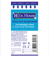 ПЛАСТЫРЬ МЕДИЦИНСКИЙ БАКТЕРИЦИДНЫЙ H Dr. House / PLASTIR MEDITSINSKIY BAKTERITSIDNIY H Dr. House