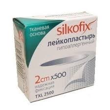 ПЛАСТЫРИ МЕДИЦИНСКИЕ ФИКСИРУЮЩИЕ SILKOFIX / PLASTIRI MEDITSINSKIE FIKSIRUYUSHCHIE SILKOFIX