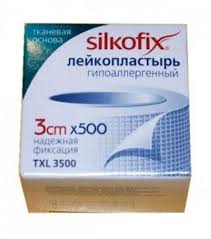 ПЛАСТЫРИ МЕДИЦИНСКИЕ ФИКСИРУЮЩИЕ SILKOFIX / PLASTIRI MEDITSINSKIE FIKSIRUYUSHCHIE SILKOFIX