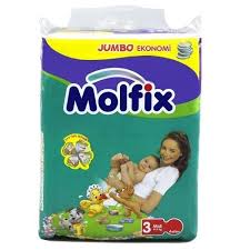 ПОДГУЗНИКИ ДЕТСКИЕ MOLFIX DRY & SOFT / PODGUZNIKI DETSKIE MOLFIX DRY & SOFT