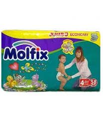 ПОДГУЗНИКИ ДЕТСКИЕ MOLFIX DRY & SOFT / PODGUZNIKI DETSKIE MOLFIX DRY & SOFT