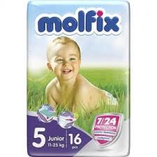 ПОДГУЗНИКИ ДЕТСКИЕ MOLFIX DRY & SOFT / PODGUZNIKI DETSKIE MOLFIX DRY & SOFT