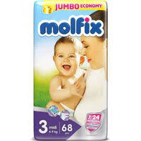 ПОДГУЗНИКИ ДЕТСКИЕ MOLFIX DRY & SOFT / PODGUZNIKI DETSKIE MOLFIX DRY & SOFT