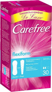 ПРОКЛАДКИ ЖЕНСКИЕ ГИГИЕНИЧЕСКИЕ ЕЖЕДНЕВНЫЕ CAREFREE PANTYLINERS FLEXI FORM BREATHABLE / PROKLADKI ZHENSKIE GIGIENICHESKIE EZHEDNEVNIE CAREFREE PANTYLINERS FLEXI FORM BREATHABLE