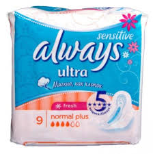 ПРОКЛАДКИ ГИГИЕНИЧЕСКИЕ ЖЕНСКИЕ ALWAYS ULTRA SENSITIVE FRESH NORMAL PLUS / PROKLADKI GIGIENICHESKIE ZHENSKIE ALWAYS ULTRA SENSITIVE FRESH NORMAL PLUS