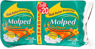ПРОКЛАДКИ ГИГИЕНИЧЕСКИЕ MOLPED ULTRA AIRACTIVE NORMAL WITH WINGS / PROKLADKI GIGIENICHESKIE MOLPED ULTRA AIRACTIVE NORMAL WITH WINGS